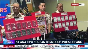 13 Warga Jepang Ditangkap Terjerat Kasus Scaming Internasional