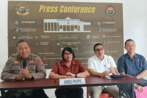 Polda Sulut Ungkap Jaringan Perdagangan Orang internasional Domestik.