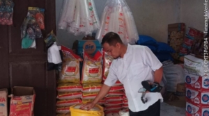 Pastikan Ketersediaan Sembako, Polsek Banggai Sidak Kios dan Pasar Tradisional Lompio