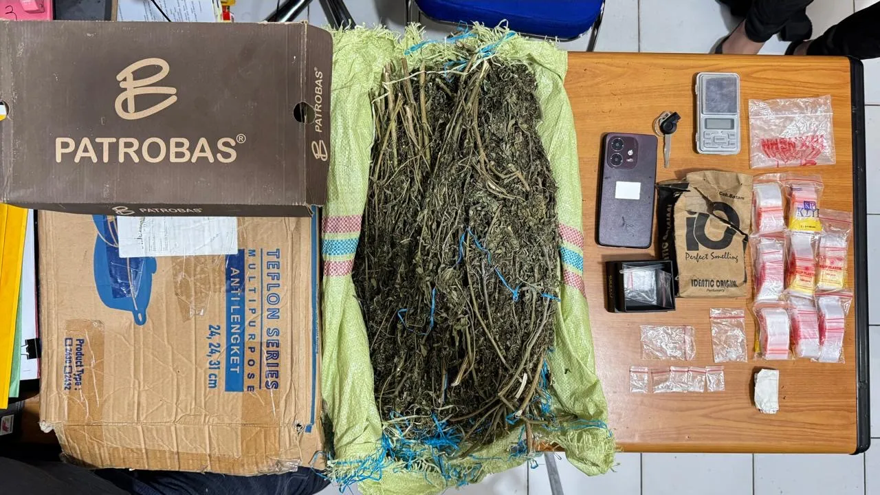 1 Kg Ganja dan Sabu Disita, Petani di Kepahiang Ditangkap