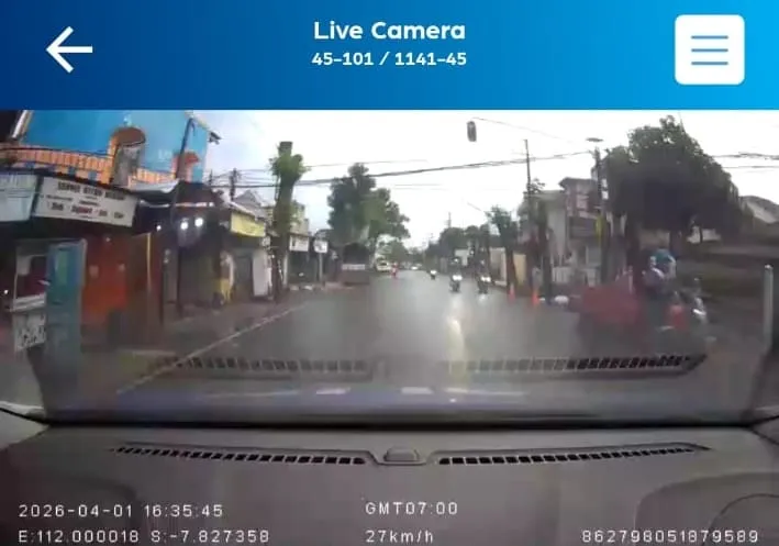 Arus Lalu Lintas Kediri Aman, Patroli MQR Jaga Ketertiban Sore Hari