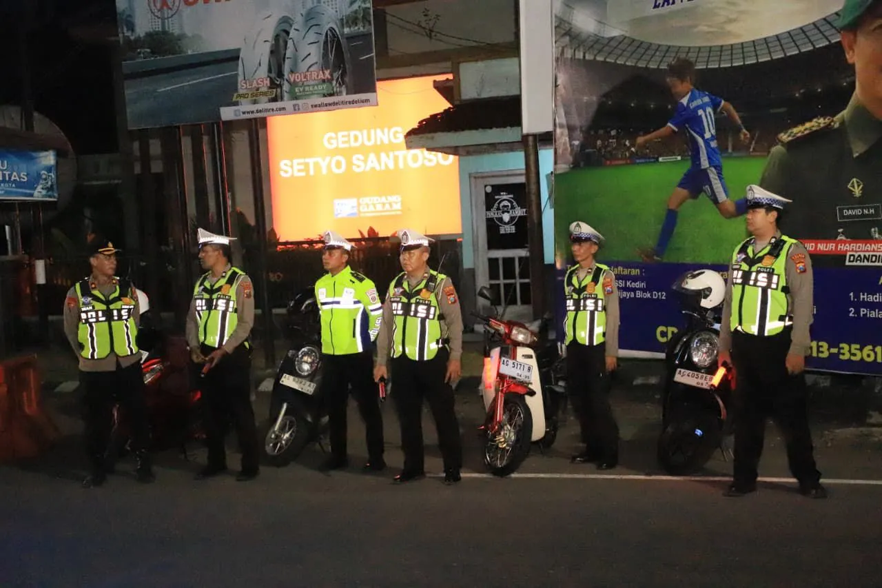 Kediri Kota Patroli Intensif Malam Hari, Cegah Balap Liar