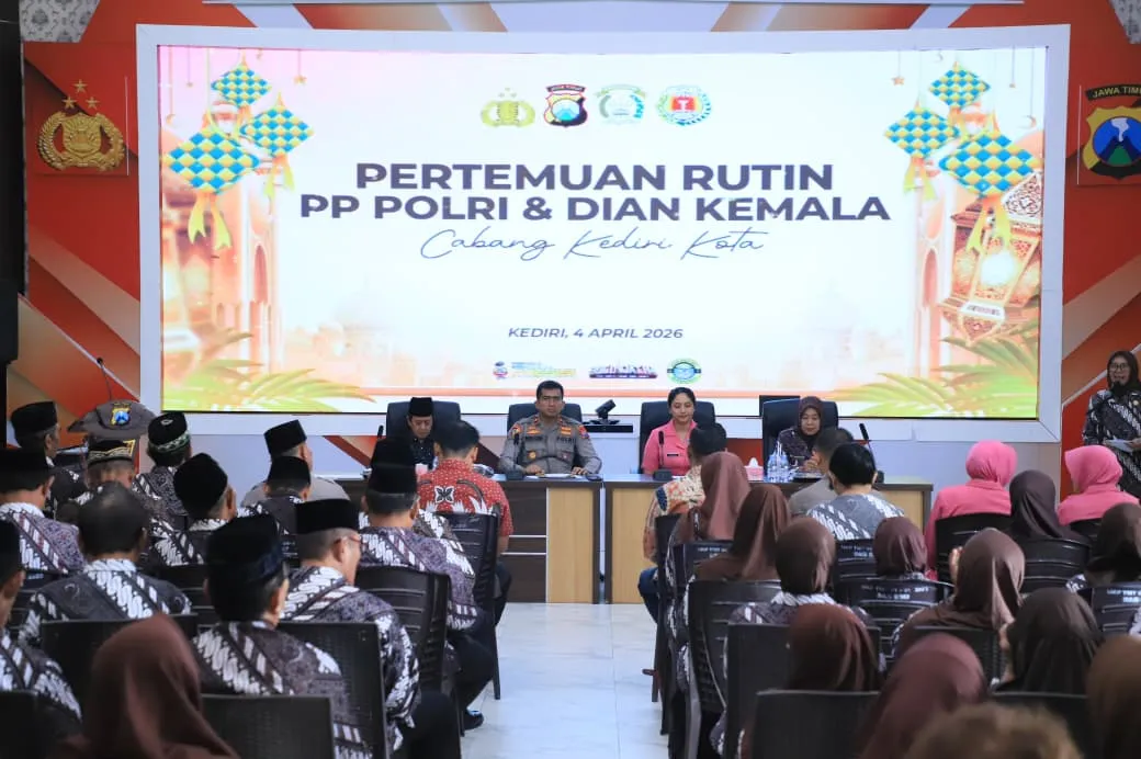 Keluarga Besar Polri Kediri Gelar Halal Bihalal, Perkuat Sinergi