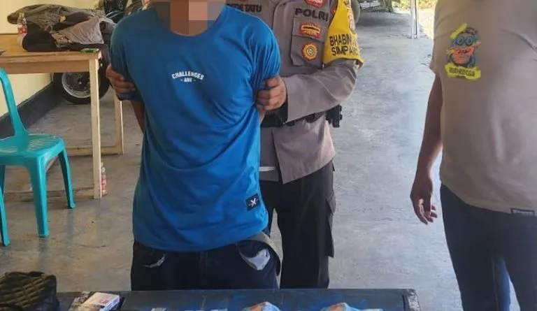 Pengedar Sabu di Bunta Ditangkap Usai KDRT, 5 Sachet Disita