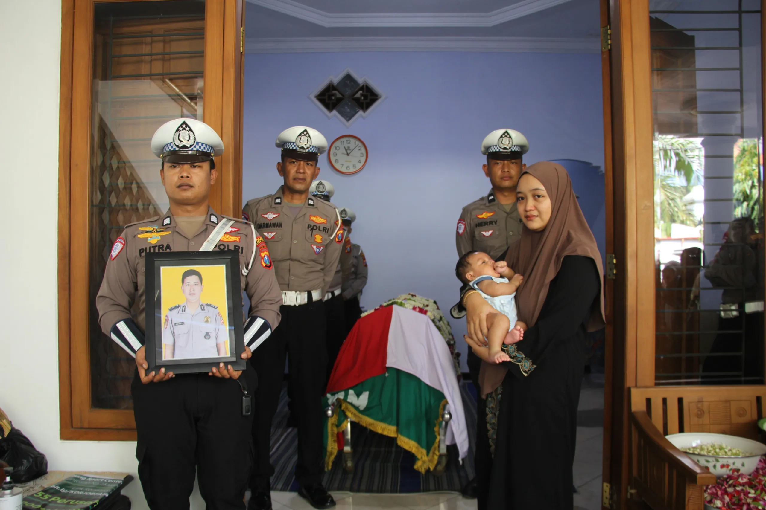 Briptu Dimas Harul Septapa Meninggal, Dimakamkan Kedinasan di Kediri