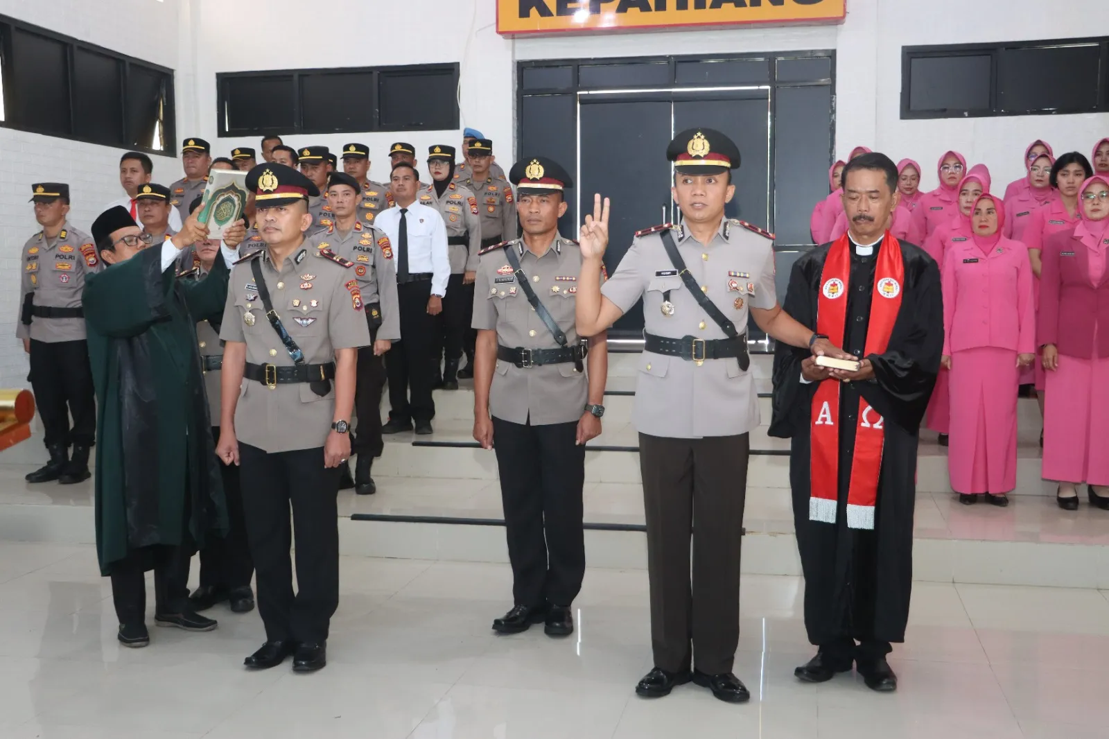 Sertijab Kasatlantas dan Kapolsek Tebat Karai Digelar di Kepahiang