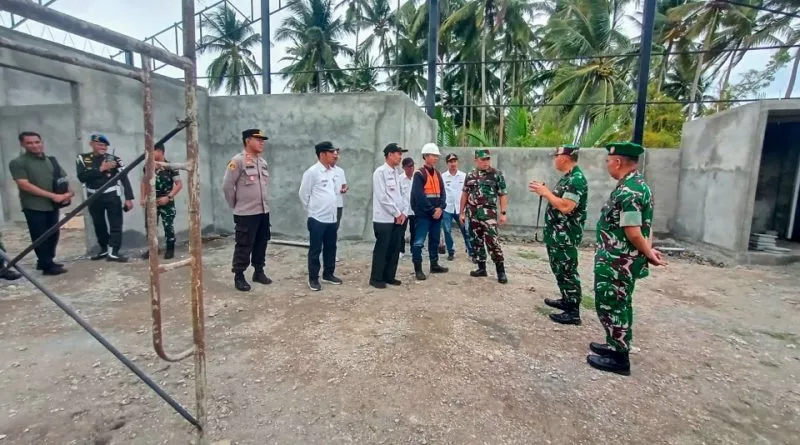Sinergi TNI-Polri di Kintom, Kapolsek Dampingi Kunjungan Danrem